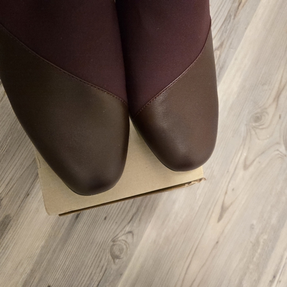 NWT Clarks Women's Cora Charm Loafers Slip-On Shoes Burgandy Size 12 - Picture 5 of 6